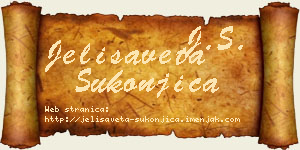 Jelisaveta Sukonjica vizit kartica